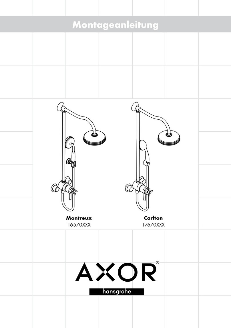 Hans Grohe Axor Montreux 16570 Series User manual Hans Grohe Axor Montreux 16570 Series User manual