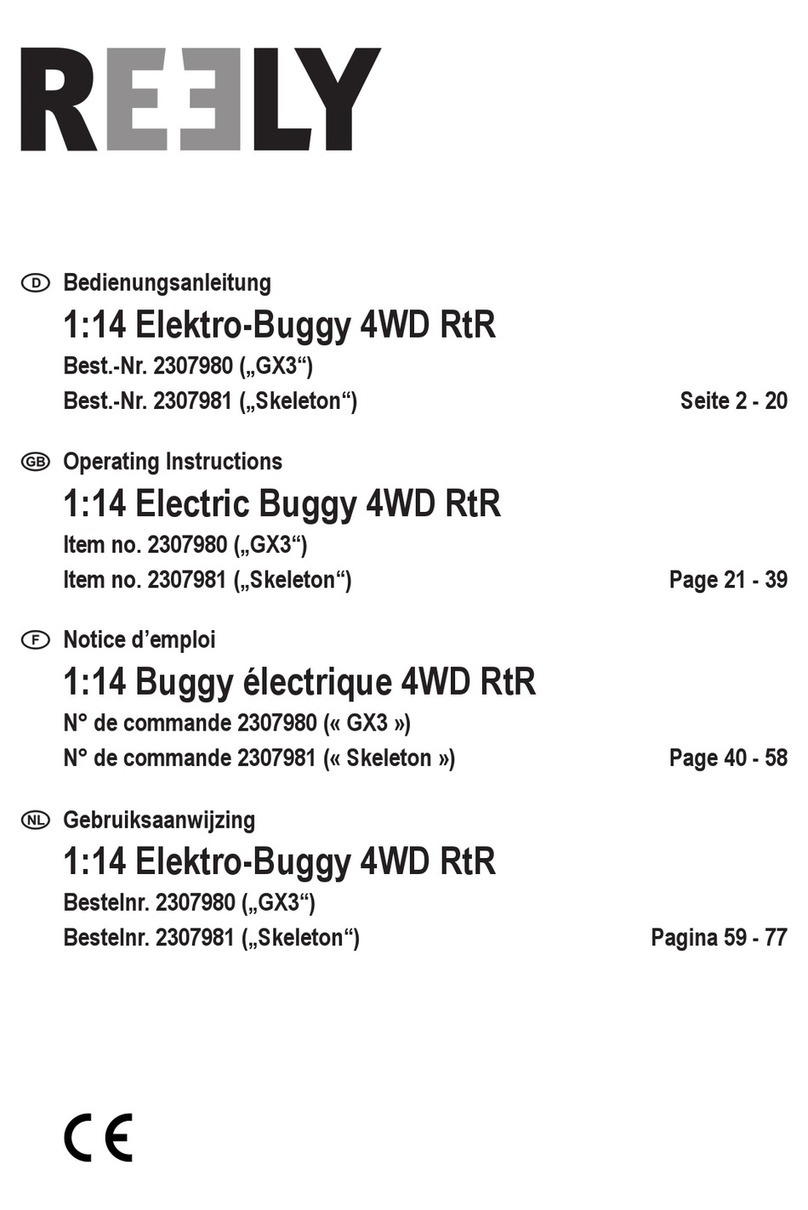 Reely GX3 operating instructions