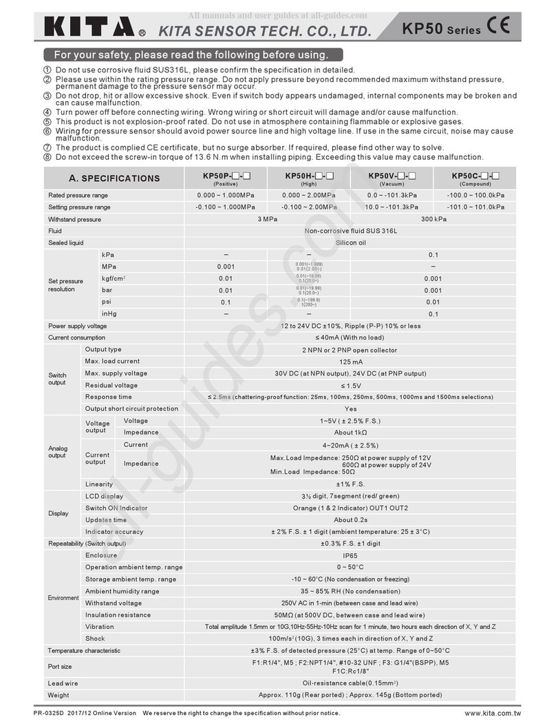 KITA KP50 Series manual