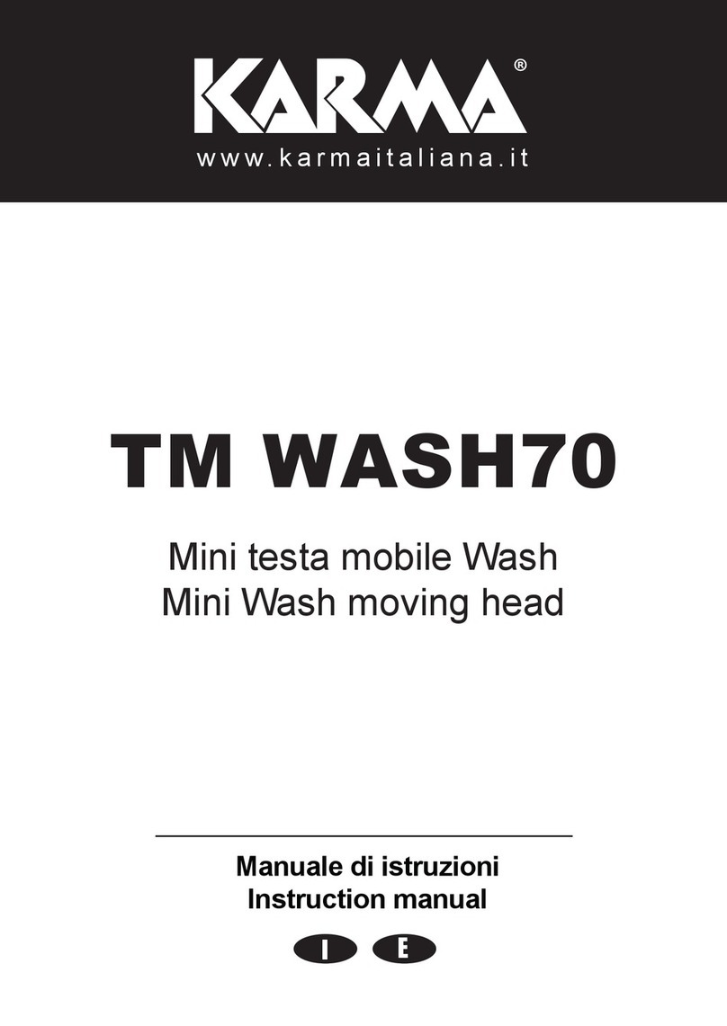 Karma TM WASH70 instruction manual