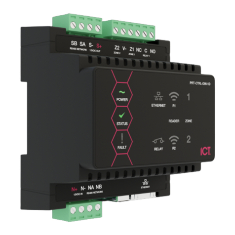 ICT PRT-CTRL-DIN-1D User manual