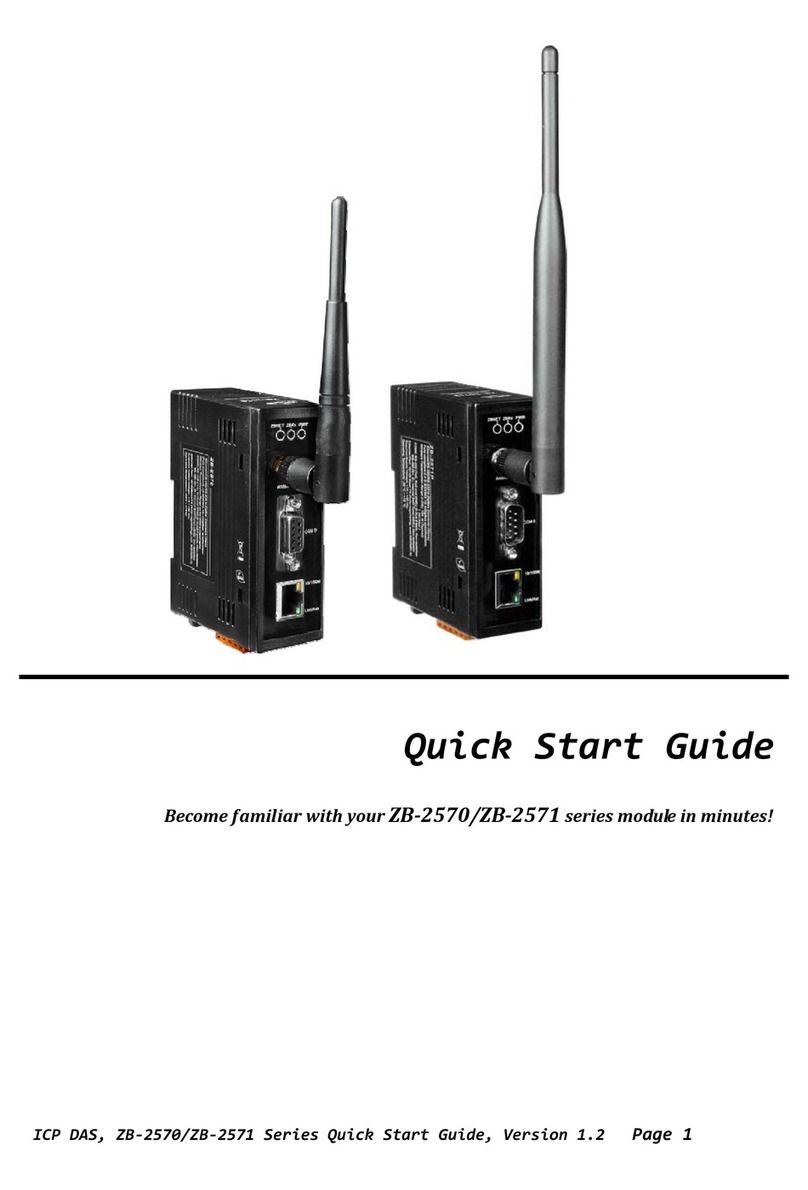 ICPDAS ZB--2570 Series quick start guide