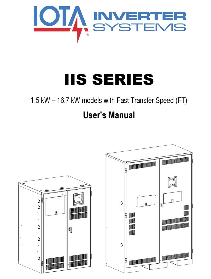IOTA IIS Series user manual