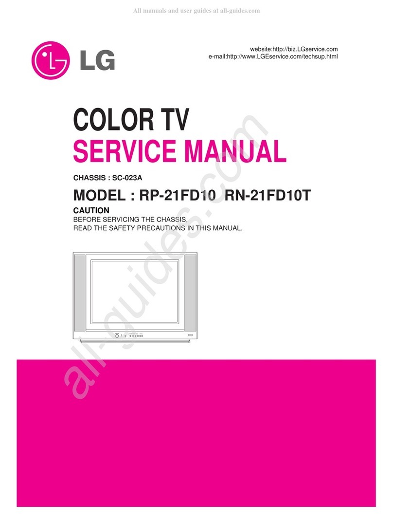 LG RP-21FD10 User manual