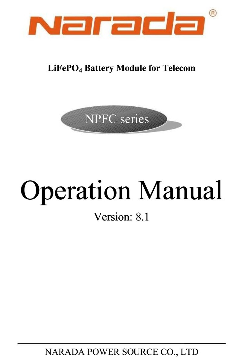 Narada NPFC Series Operation manual