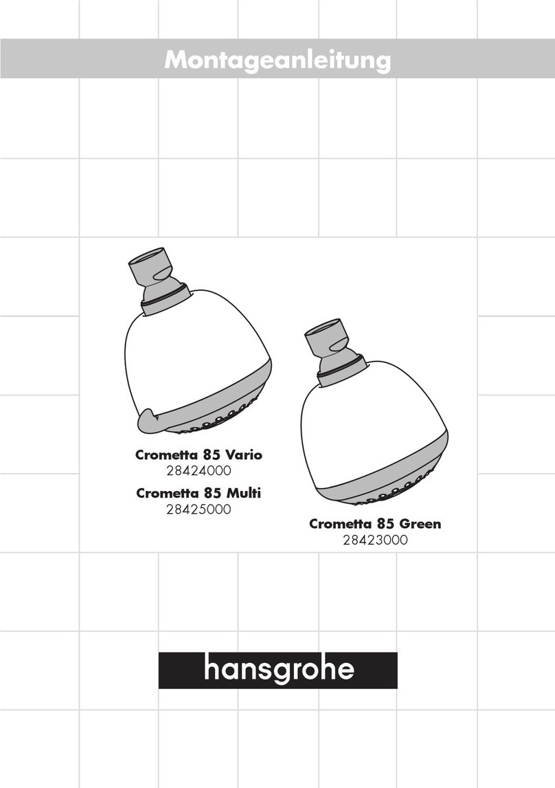 Hans Grohe Crometta 85 Vario 28424000 User manual