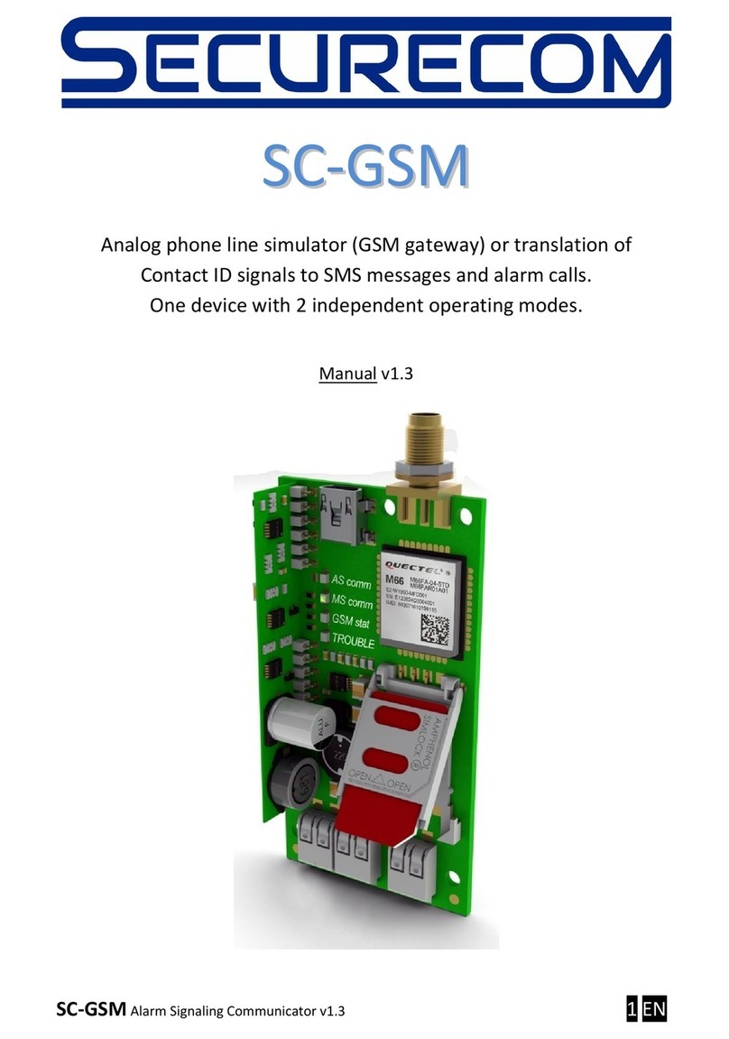 SECURECOM SC-GSM manual