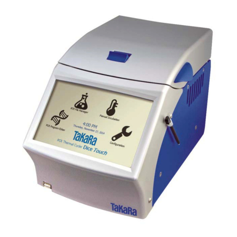 Takara Bio Thermal Cycler Dice Touch quick guide Takara Bio Thermal Cycler Dice Touch quick guide