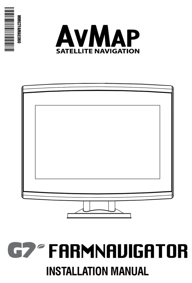 AvMap G7 PLUS FARMNAVIGATOR installation manual
