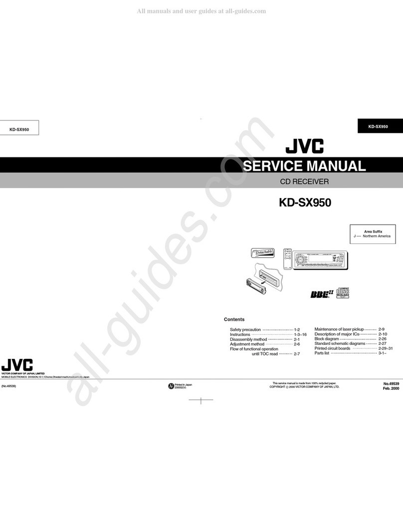 JVC KD-SX950 User manual