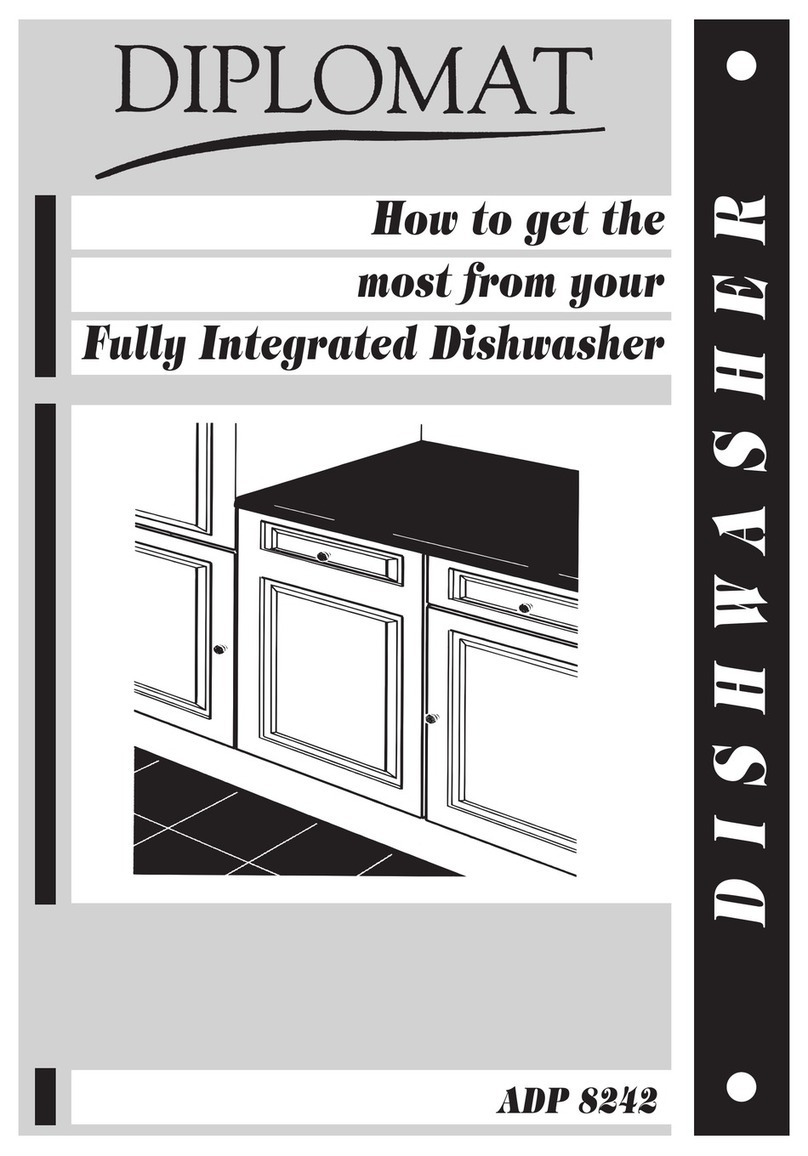 Diplomat Dishwasher ADP8242 manual