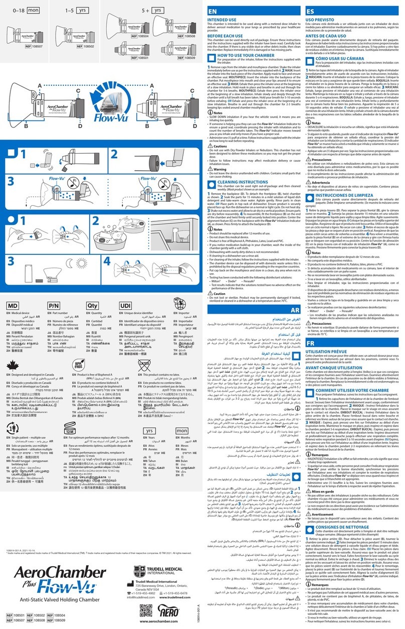 Trudell Medical International AeroChamber Plus Flow-Vu manual