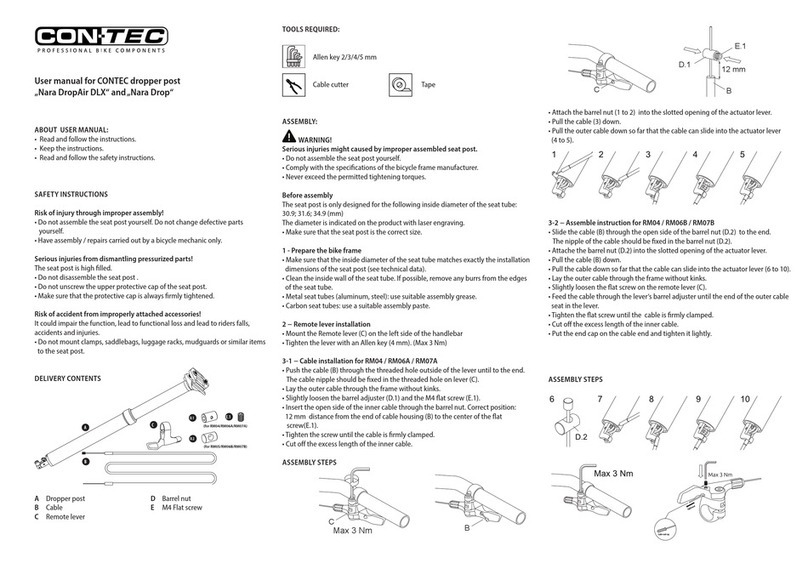 Contec Nara DropAir DLX User manual