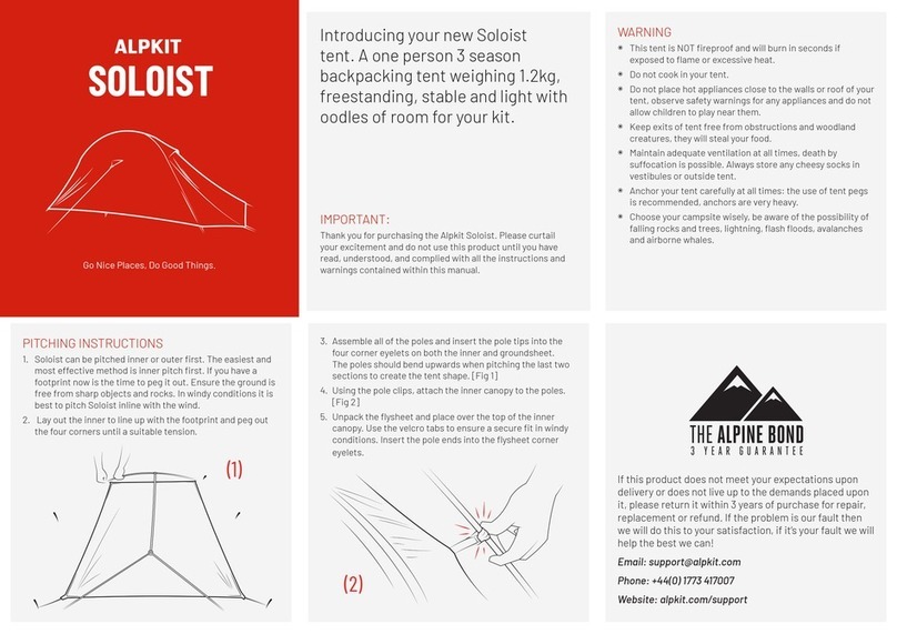 Alpkit SOLOIST quick start guide
