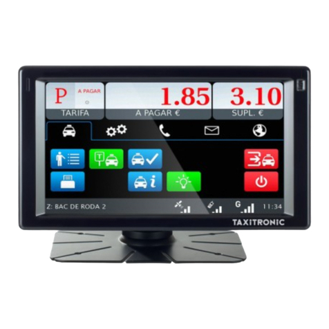 Interfacom TAXITRONIC TXD70 installation manual