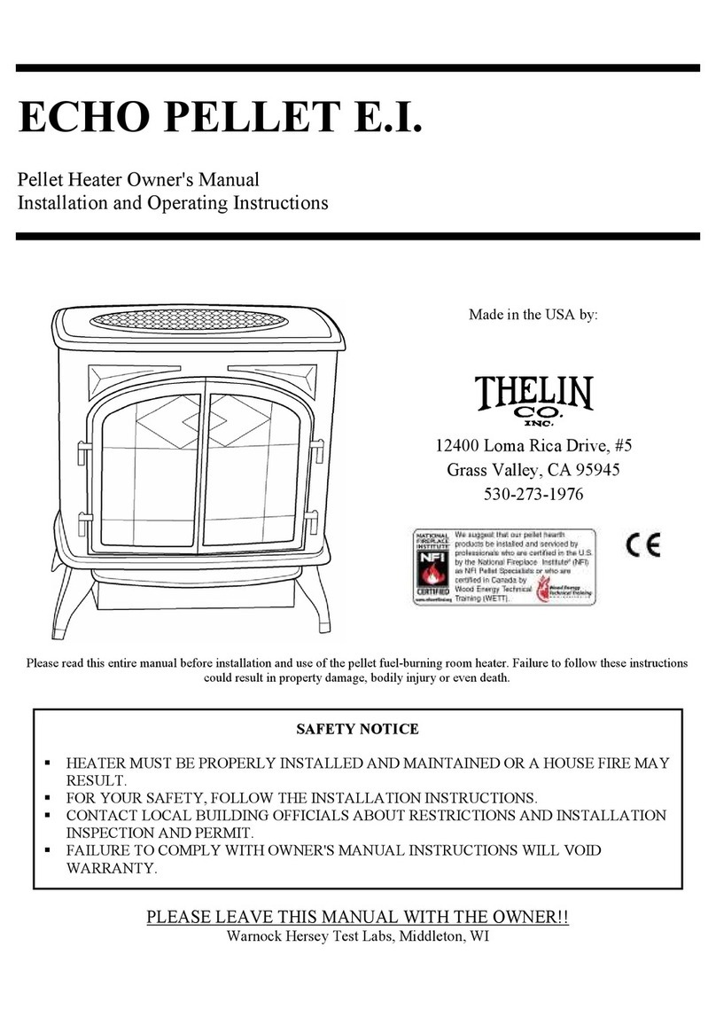 Thelin ECHO PELLET E.I. Safety guide