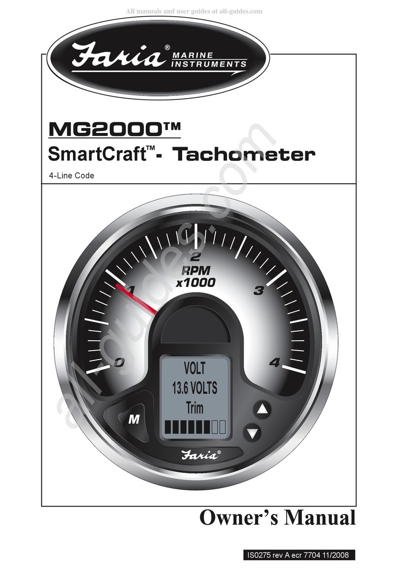Faria SmartCraft MG2000 owner's manual