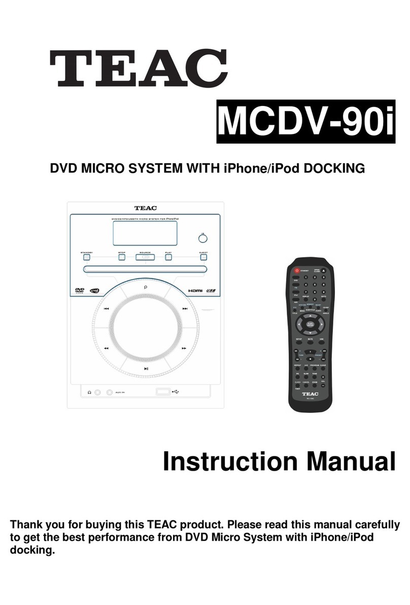 Teac MCDV-90i User manual