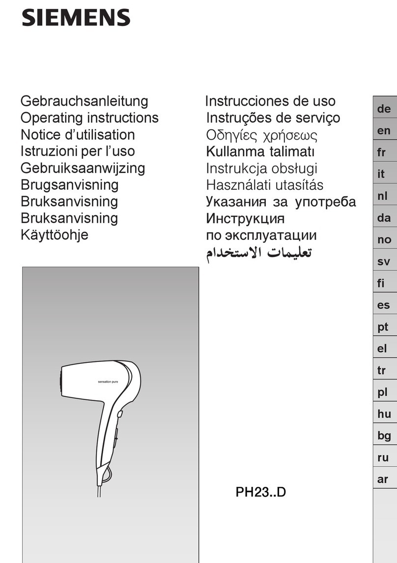 Siemens PH23 D Series User manual