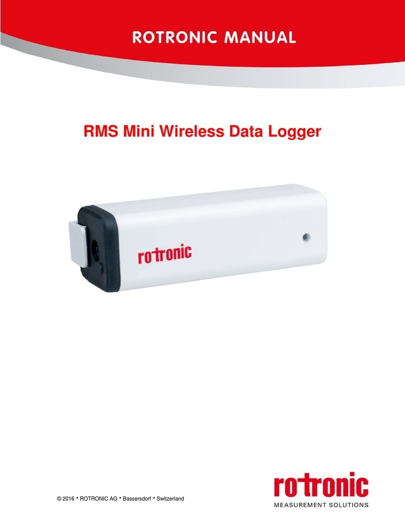 Rotronic RMS User manual Rotronic RMS User manual