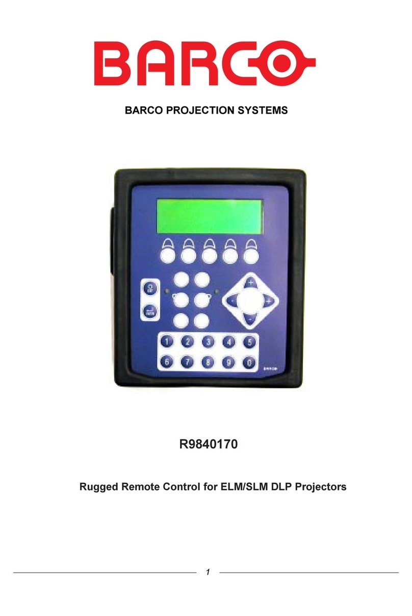 Barco R9840170 manual