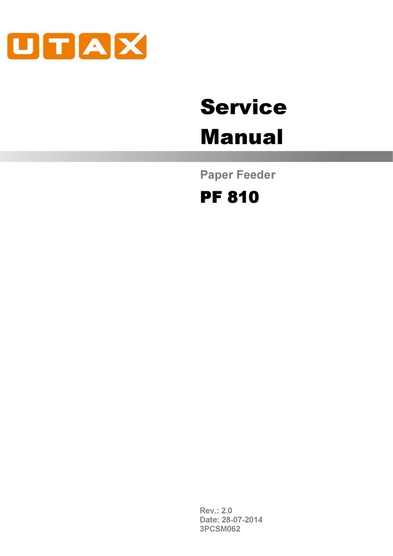 Triumph Adler Utax PF 810 Service manual
