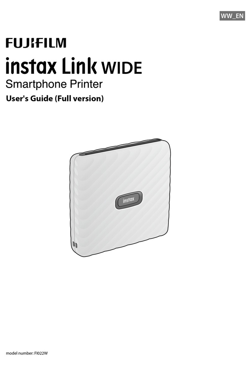 FujiFilm instax Link WIDE FI022W User manual FujiFilm instax Link WIDE FI022W User manual