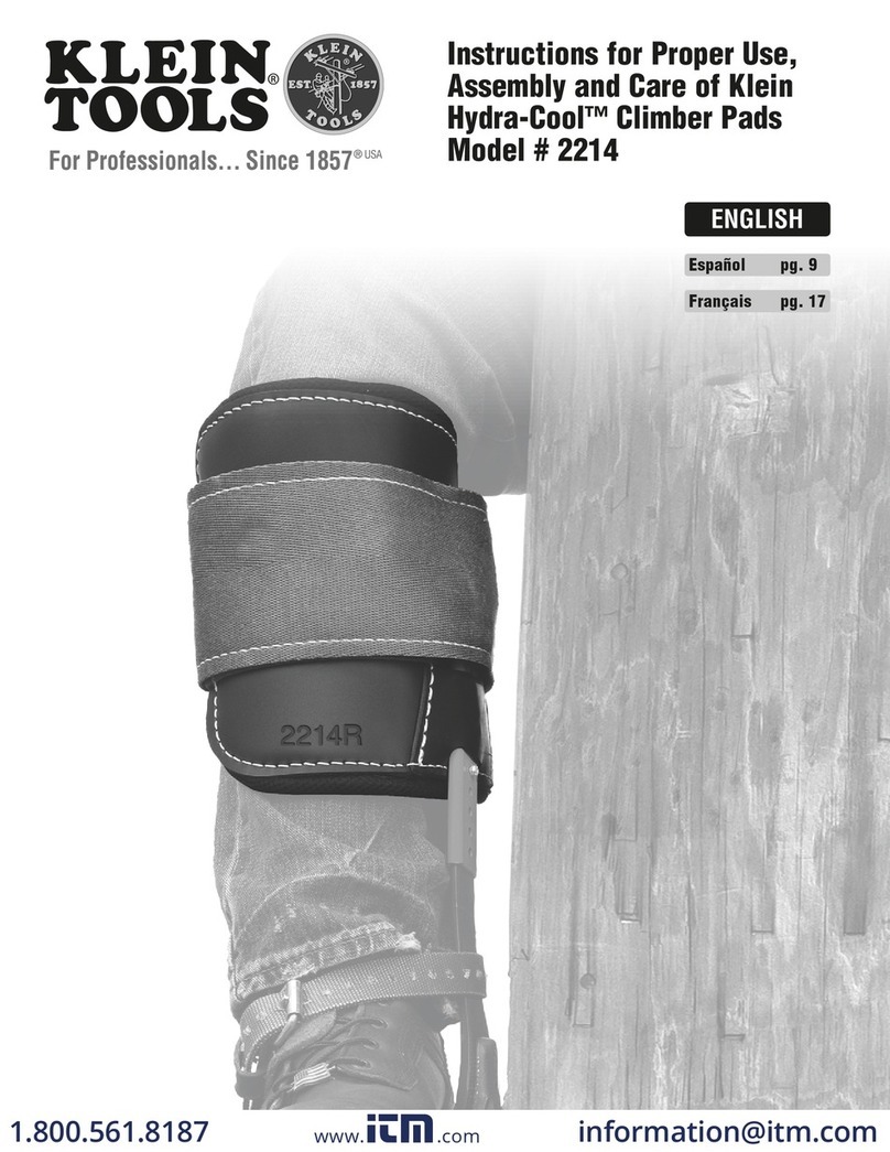 Klein Tools Hydra-Cool 2214 Instructions for Proper Use, Assembly and Care