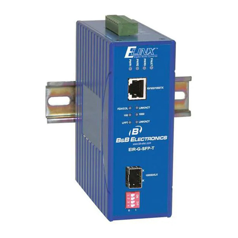 B&B Electronics ELinx EIR-G-SFP-T quick start guide