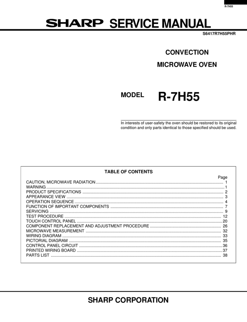 Sharp R-7H55 User manual
