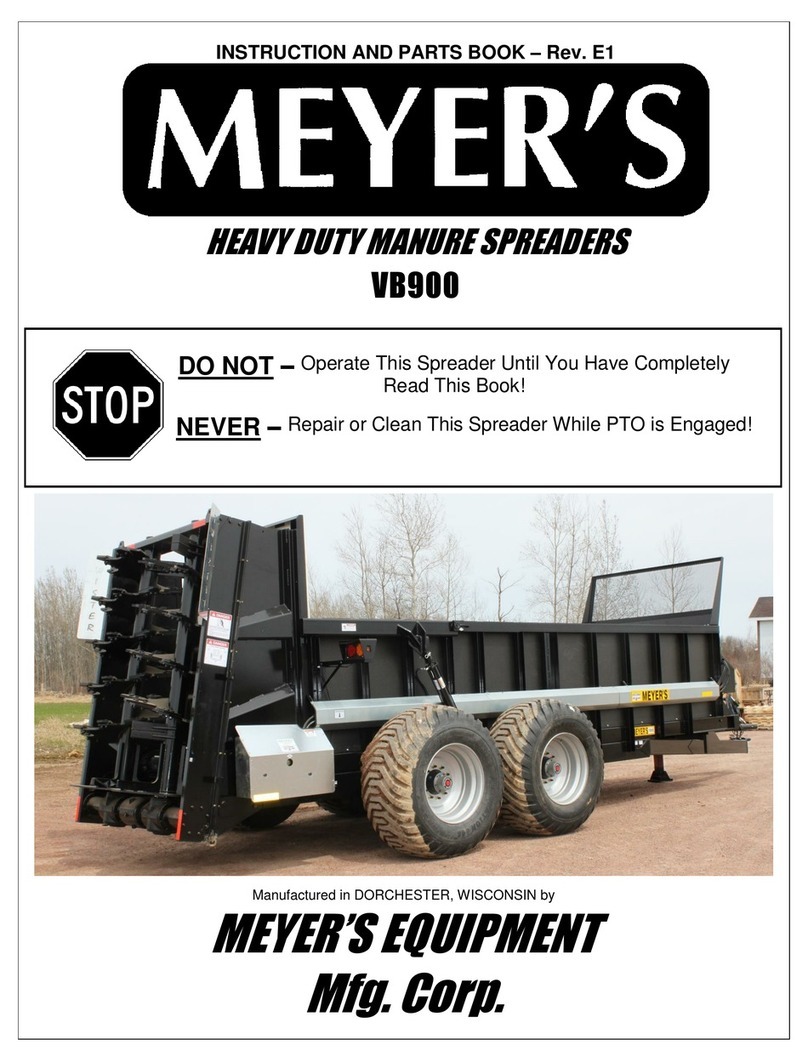 Meyer's VB900 User manual Meyer's VB900 User manual