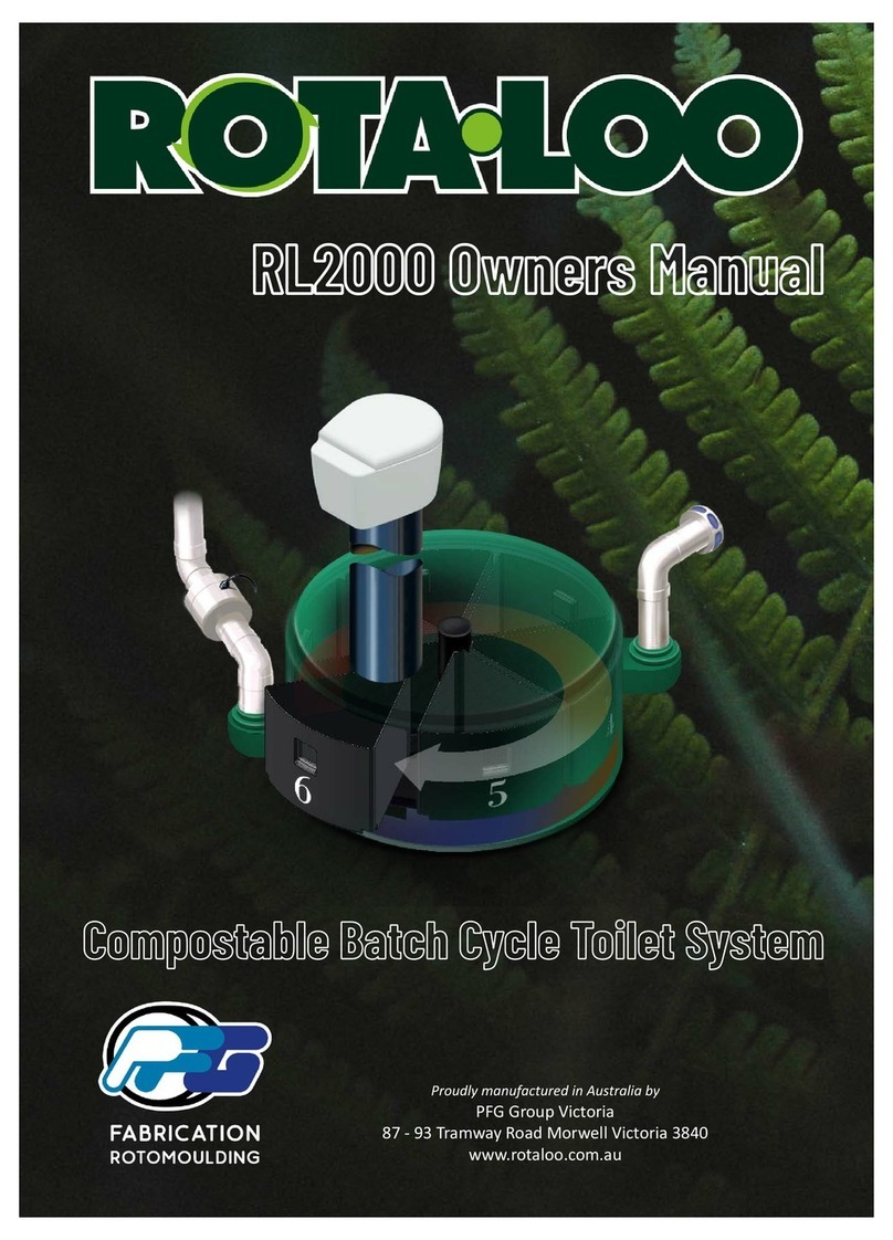 PFG ROTA-LOO Maxi RL2000 owner's manual