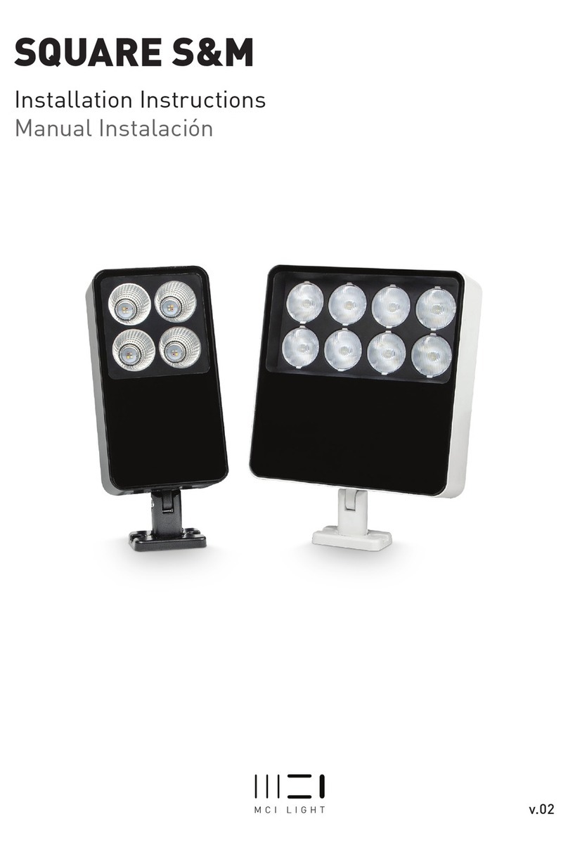 MCI Light SQUARE S installation instructions