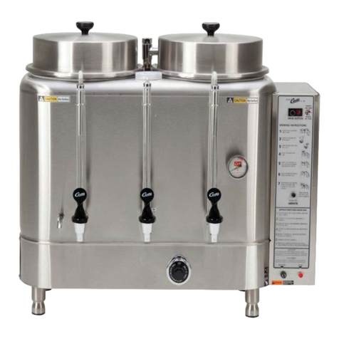 Curtis RU Series User manual