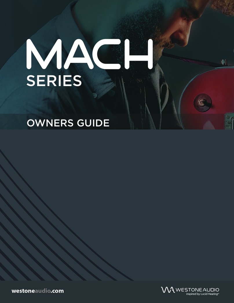 Westone Audio MACH Series owner's guide