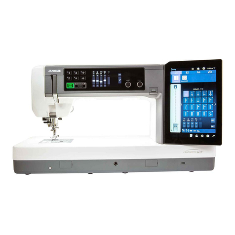 Janome Continental M17 User manual Janome Continental M17 User manual