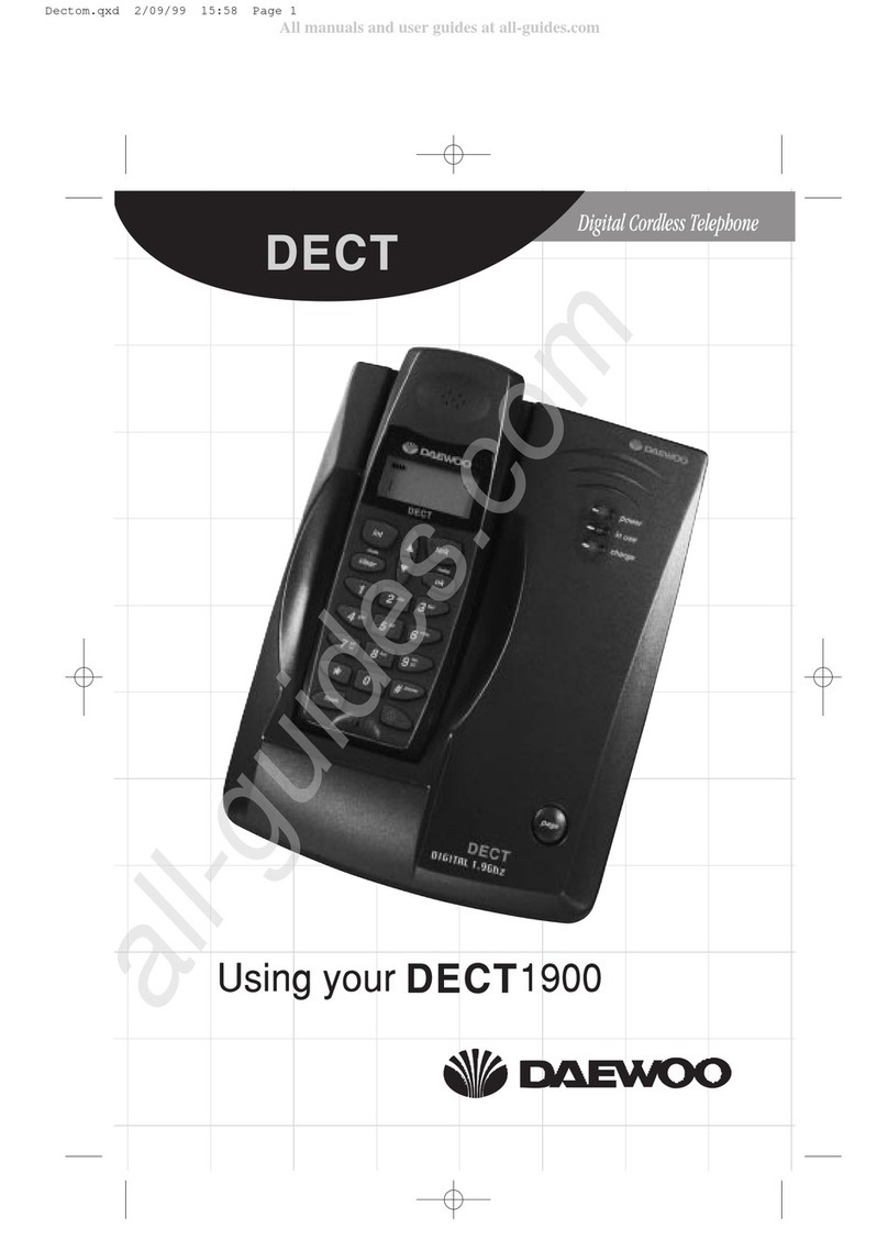 Daewoo DECT 1900 manual