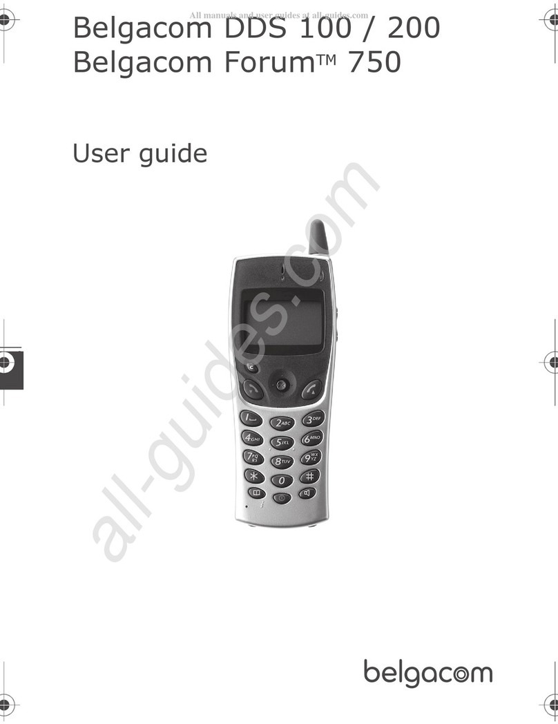 BELGACOM DDS 100 User manual