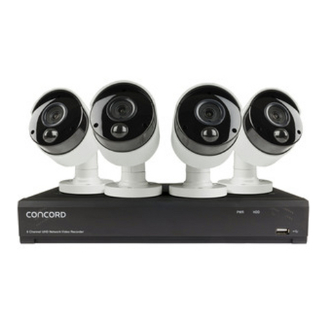 CONCORD CNK8845P-V2 quick start guide