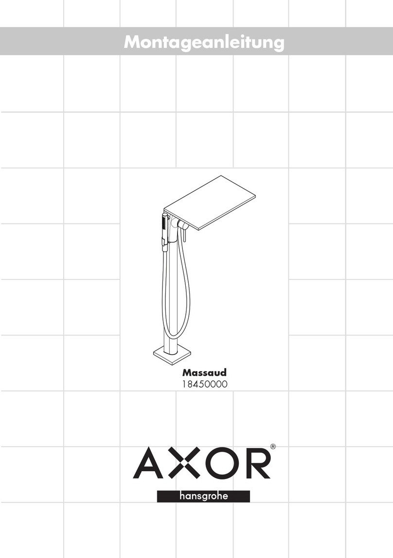 Hans Grohe Axor Massaud 18450000 manual