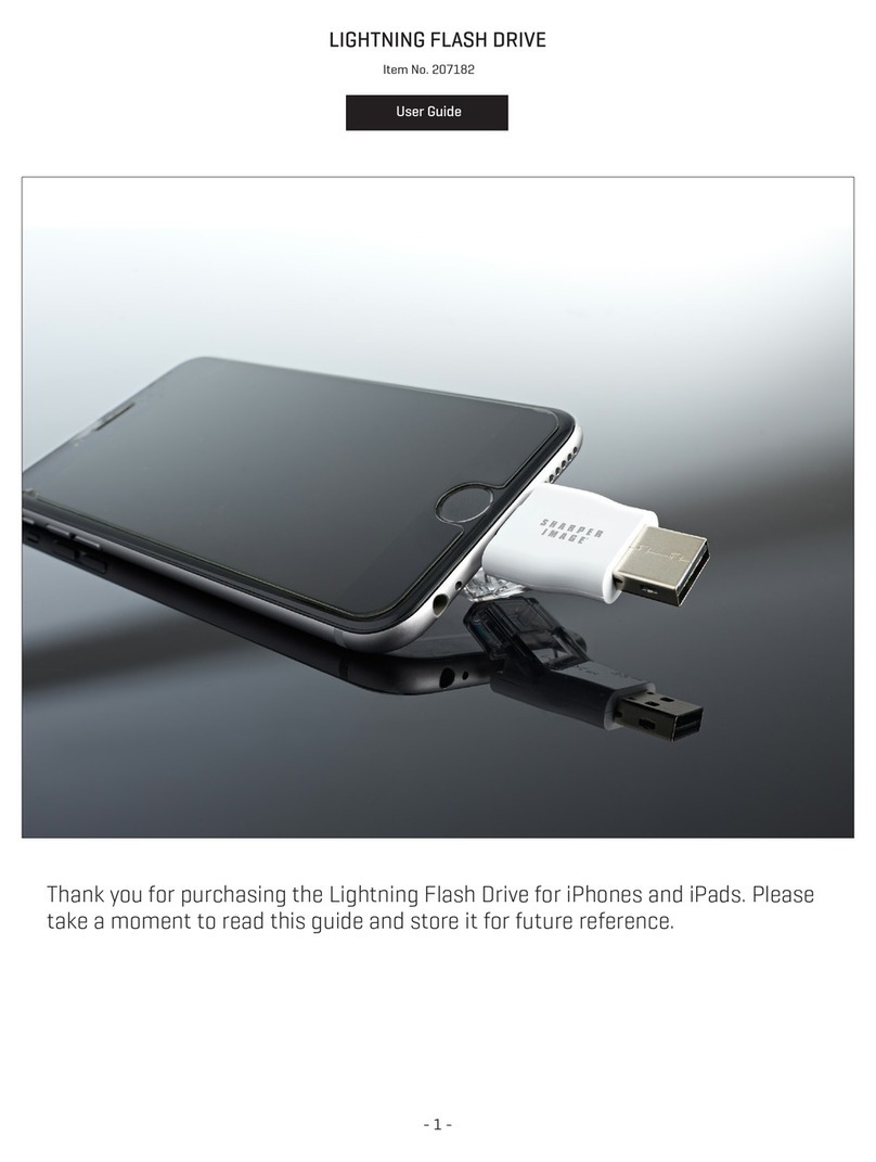 Sharper Image LIGHTNING 207182 user guide