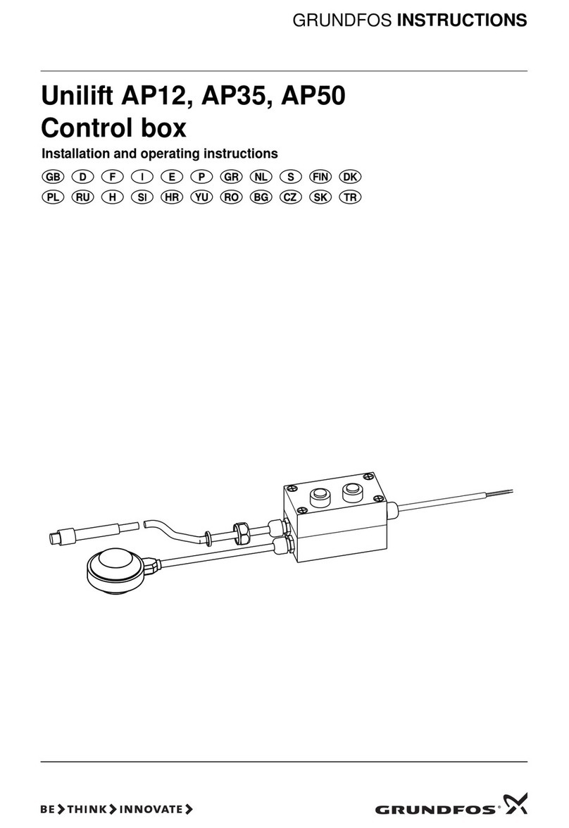 Grundfos Unilift AP12 User manual