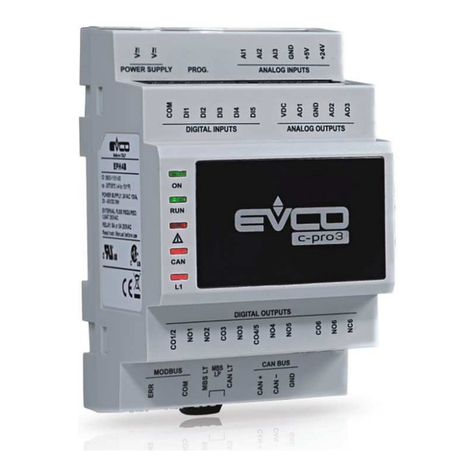 Evco c-pro 3 micro AHU User manual