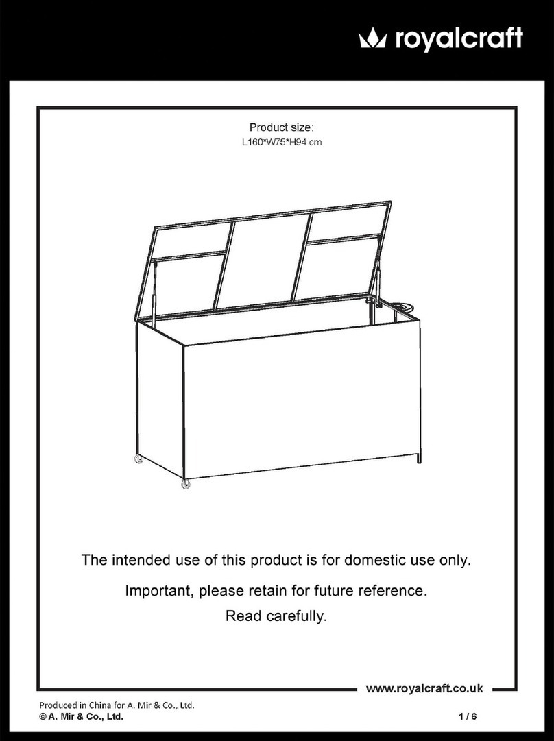 Royalcraft Berlin User manual Royalcraft Berlin User manual
