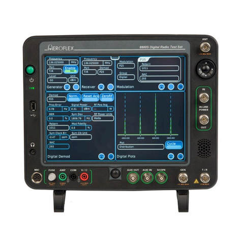 Aeroflex 8800 Series Maintenance manual