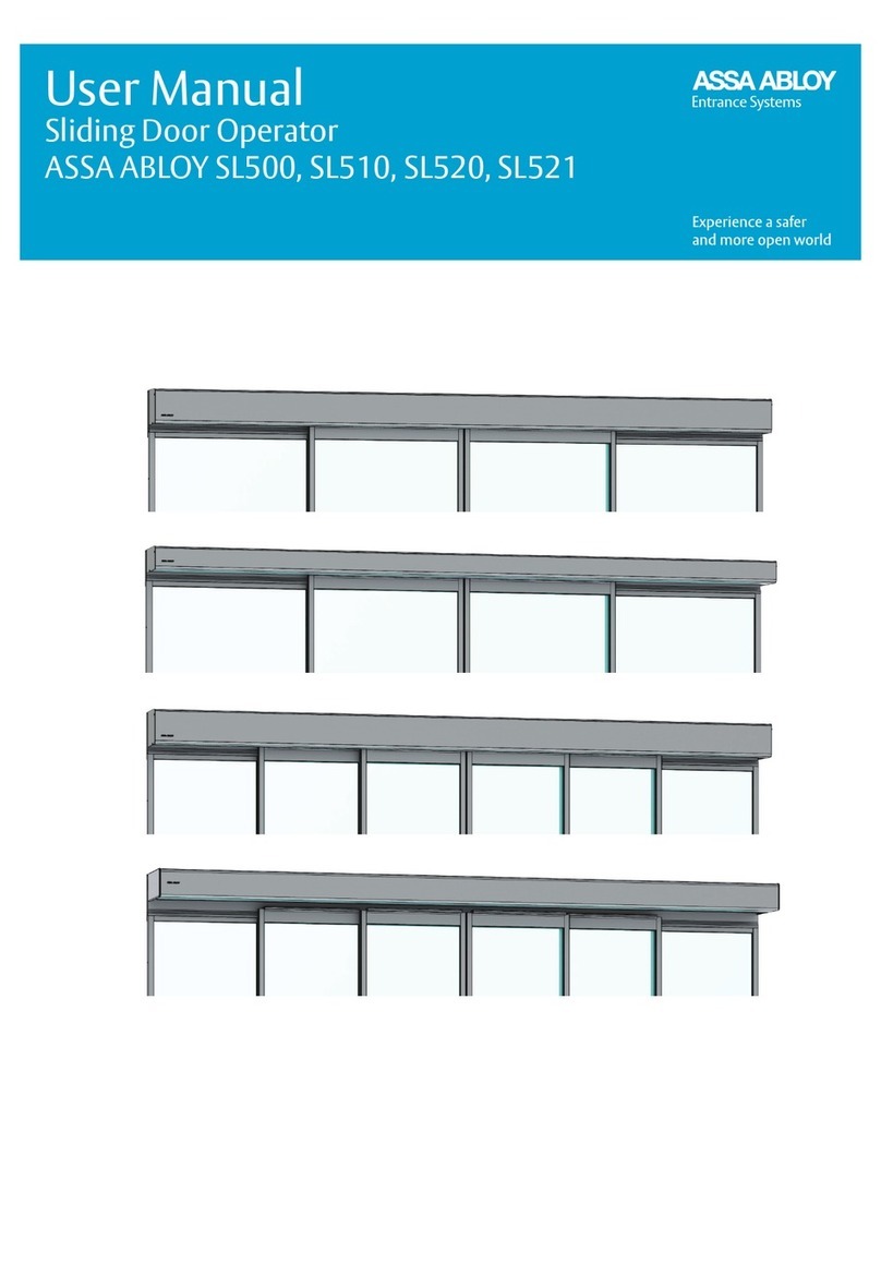 Assa Abloy Besam SL500 User manual