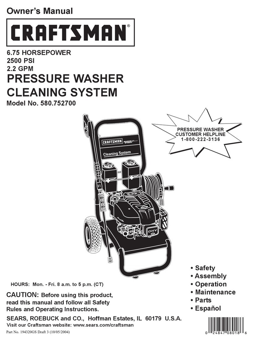 Craftsman 580.752700 User manual