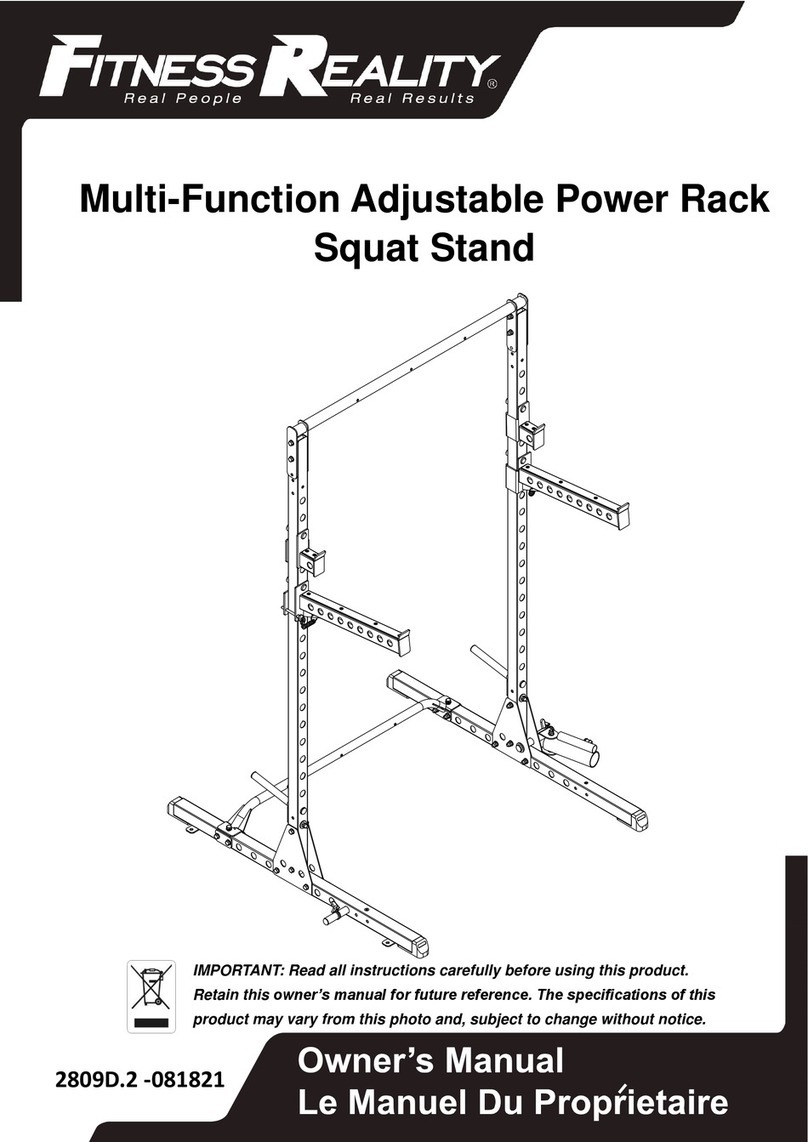 Fitness Reality 2809D.2 owner's manual