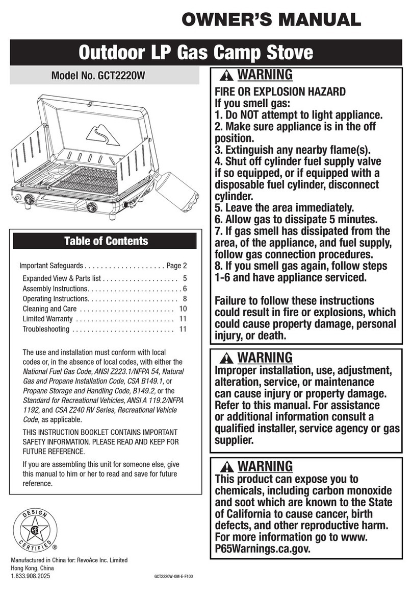 RevoAce GCT2220W owner's manual RevoAce GCT2220W owner's manual