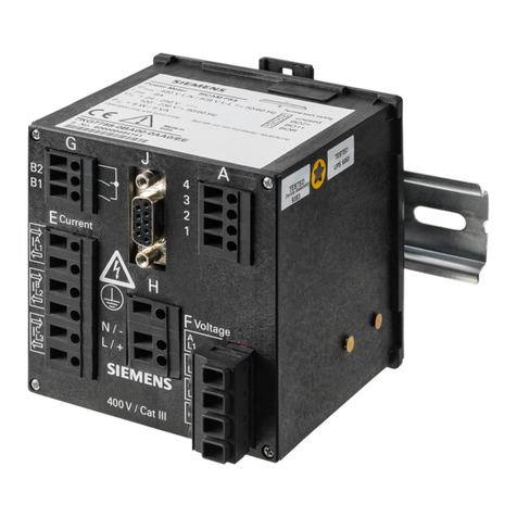 Siemens SICAM P 7KG7750 User manual Siemens SICAM P 7KG7750 User manual